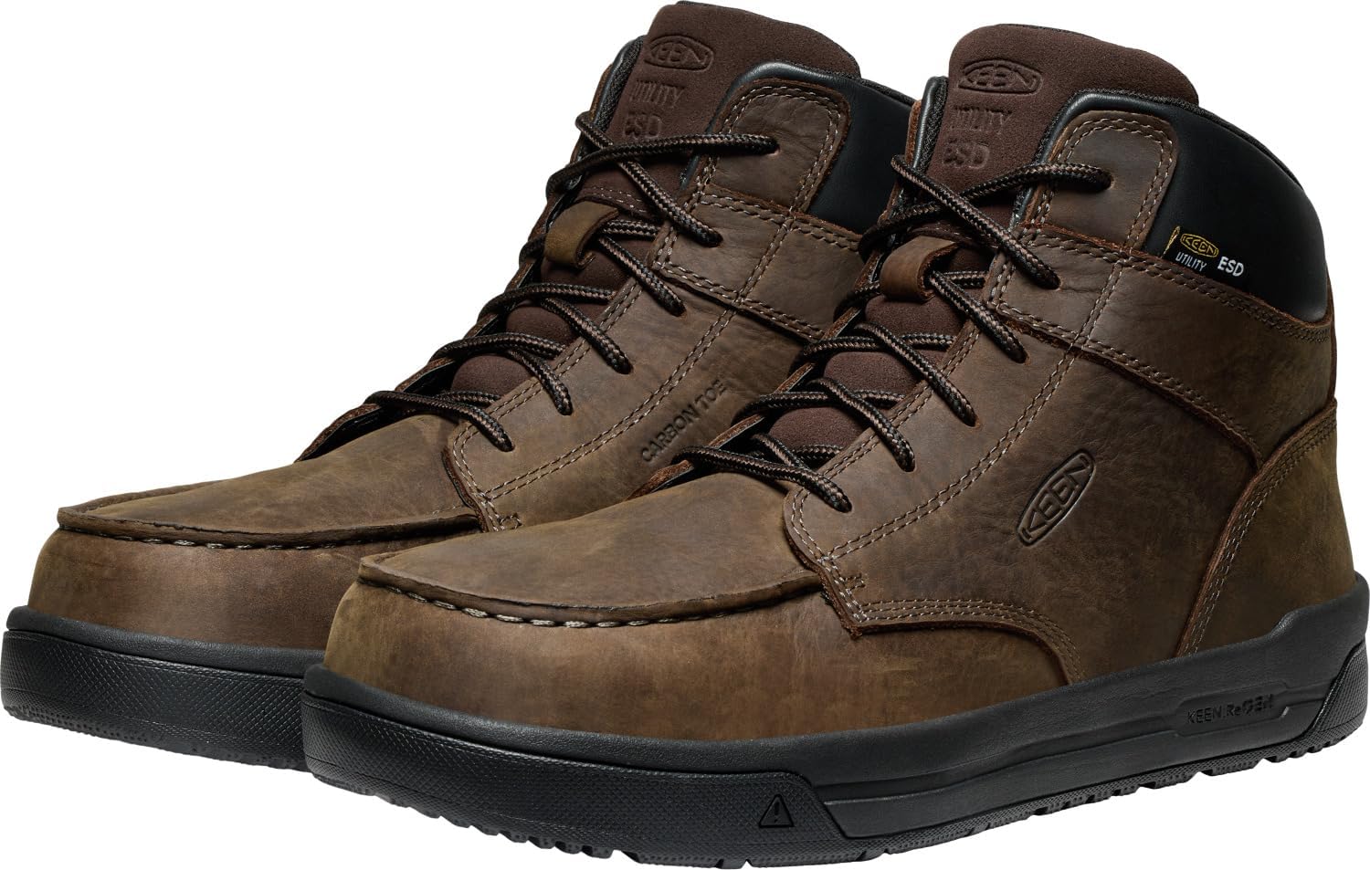 KEEN Utility mens Gibson Esd Mid Height Composite Toe Athletic Traction Durable Leather - Image 2