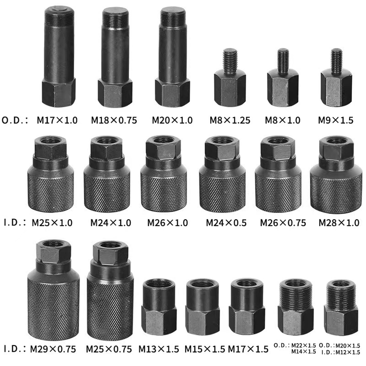 Estrattore Iniettori Diesel, 21PCS Estrattore Iniettore Pneumatico