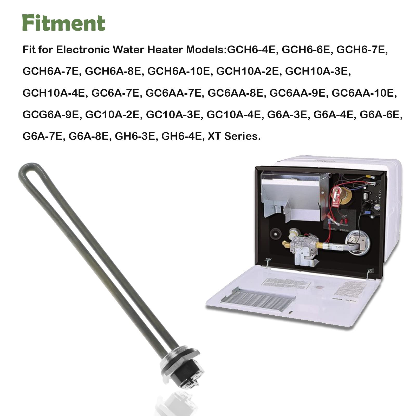 FUSCH RV Water Heater Element Fits for Atwood Camper Travel Trailer  Screw-in 1400W 110V / 120V GC6AA-9E GC6AA-10E GC10A-4E G6A-8E GCH10A-2E  GC10A-3E GC10A-2P Replace＃:92249 91160 92097 : Automotive - Amazon.com