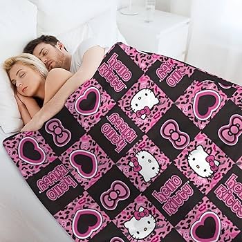 ハローキティ 毛布（ヒョウ柄）サンリオ Amazon｜毛布 ハローキティ ヒョウ柄 ブランケット 厚手 100