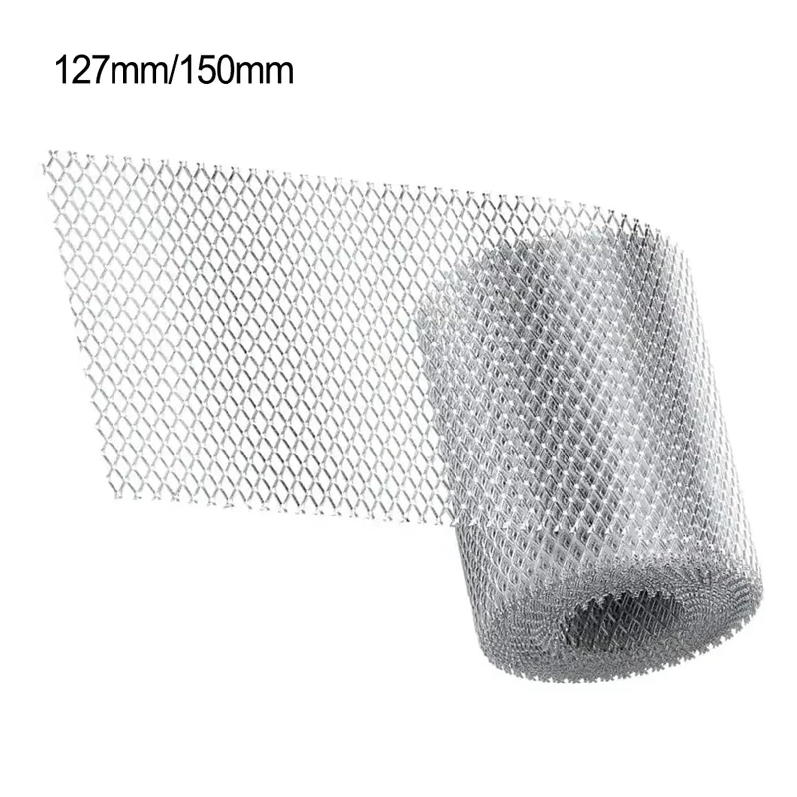 1 Rollo de Protector de canalón de Aluminio de 6m, Filtro de Hoja, Rollo de protección de canalón, Cubiertas de canalones DIY for Hojas, Protectores de Hojas for canalones(15cm)