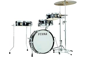 Compact Drum Kit: Tama Club-JAM Pancake for Drummers On the Go