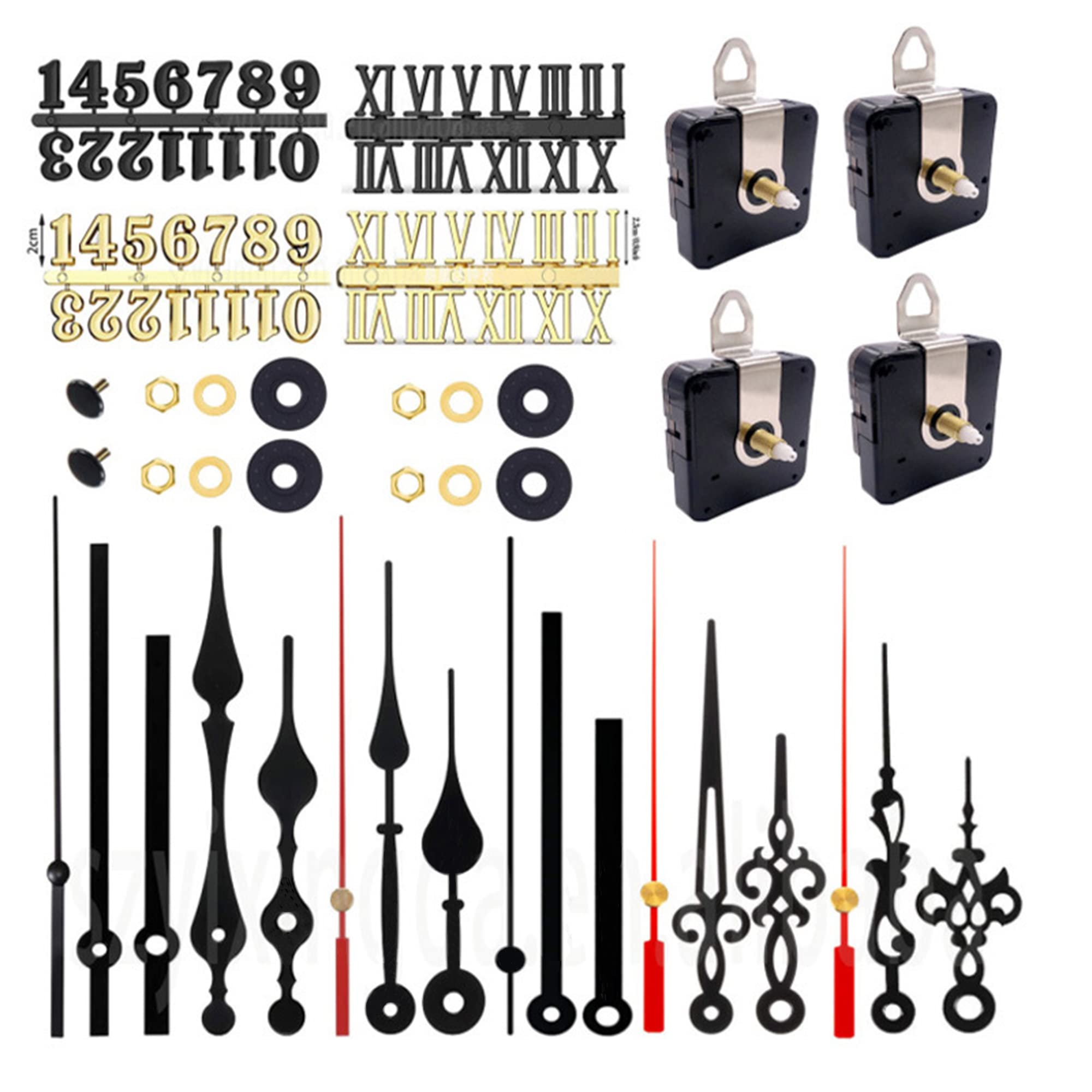 Silent Quartz Clock Movement Kits Long And Short Shaft Clock ...