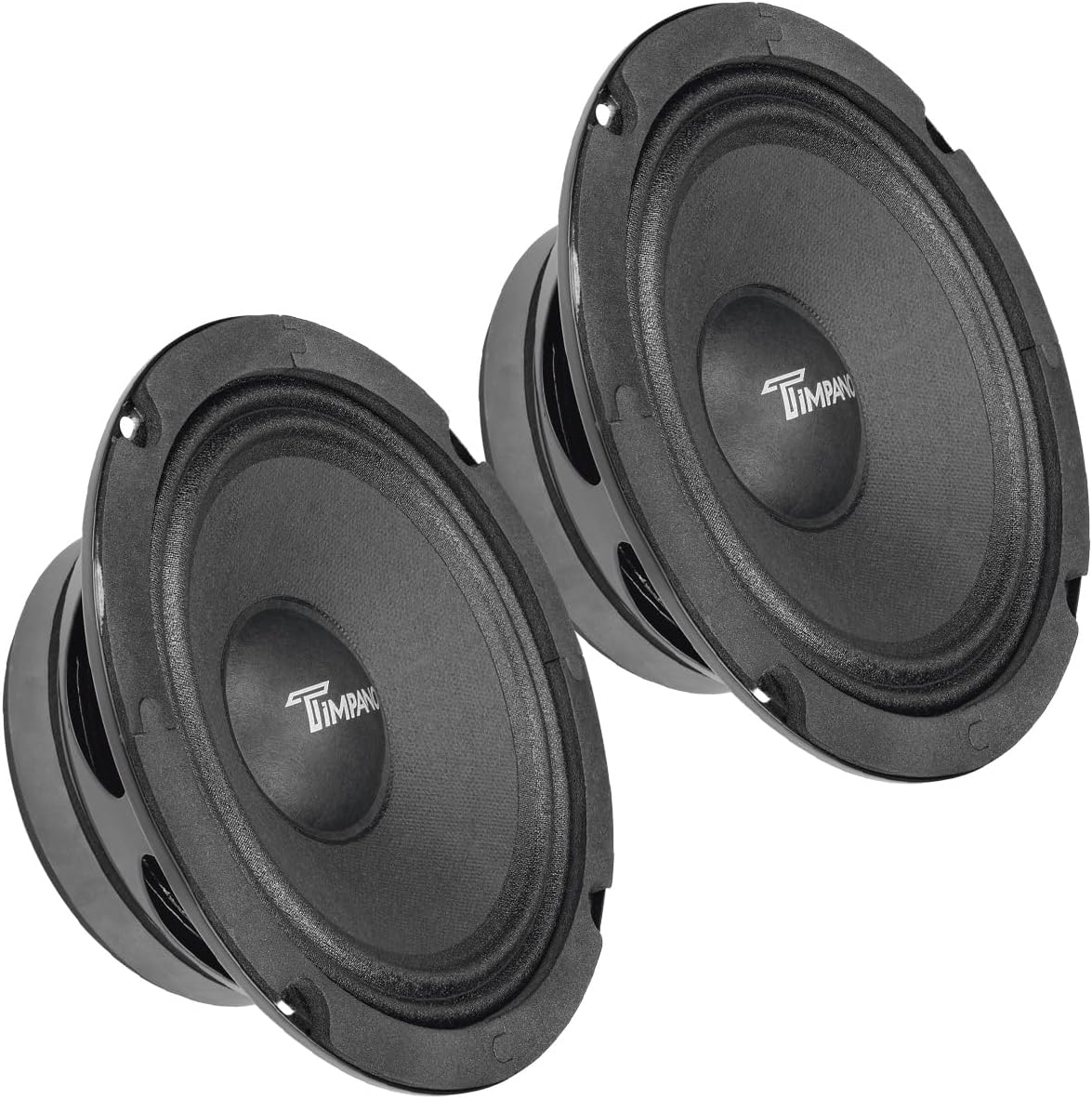 CT Sounds TROPO8-4 8" Shallow Mount Midrange Speaker – 200W RMS, 4 Ohm, 95dB Sensitivity, Fits Factory 8" Slots
