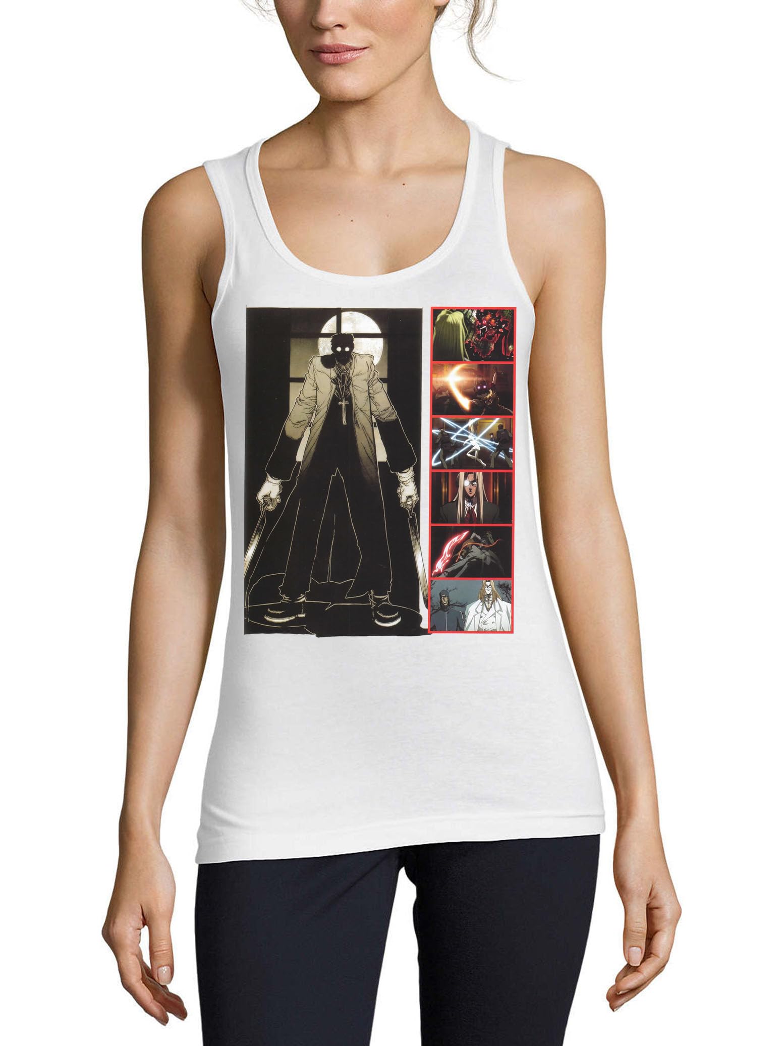 Camiseta sin mangas transpirable de algodón Atspauda Anime 203 de mujer 3