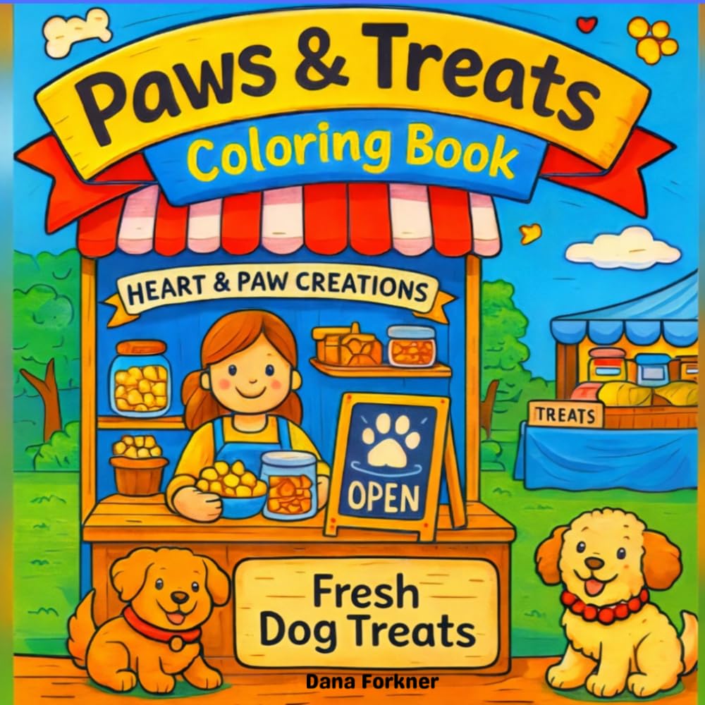 Paws & Treats Coloring Book: Fresh Dog Treats