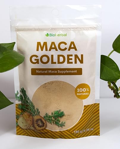 Miniatura 4 de MACA GOLDEN (100% Natural) - Polvo de raíz puro - Ideal para comenzar el día con energía.