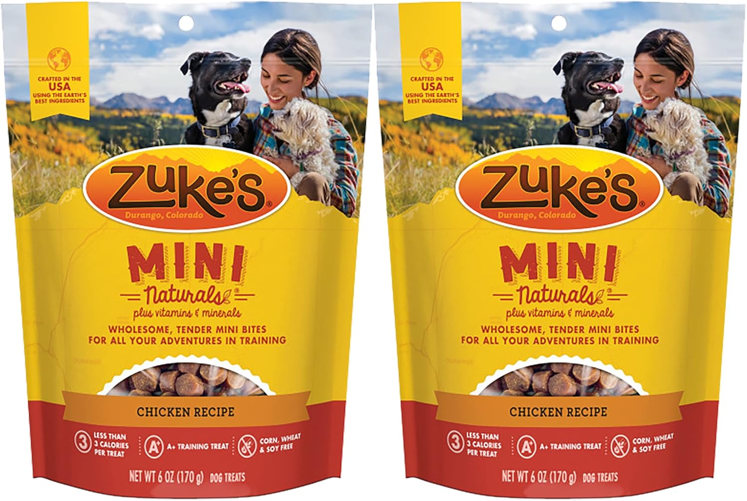 Zuke's Mini Naturals Dog Training Treats, Chicken Recipe