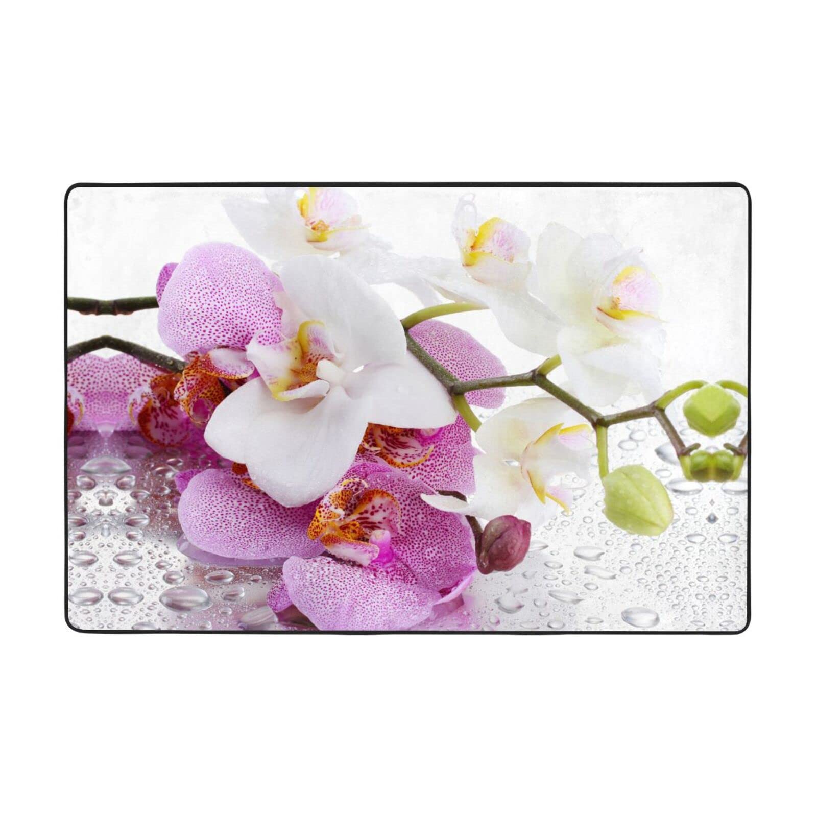 Paillasson d'intérieur pour cuisine et bureau tapis floral moderne antidérapant pour évier
