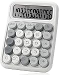 Mr. Pen- Mechanical Switch Calculator, 12 Digits, Large LCD Display, Purple Calculator Big Buttons