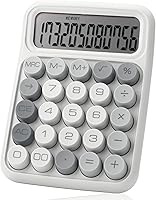 Vista 19 de Mr. Pen - Calculadora con interruptor mecánico, 12 dígitos, pantalla LCD grande, calculadora azul con botones grandes, suministros para el regreso