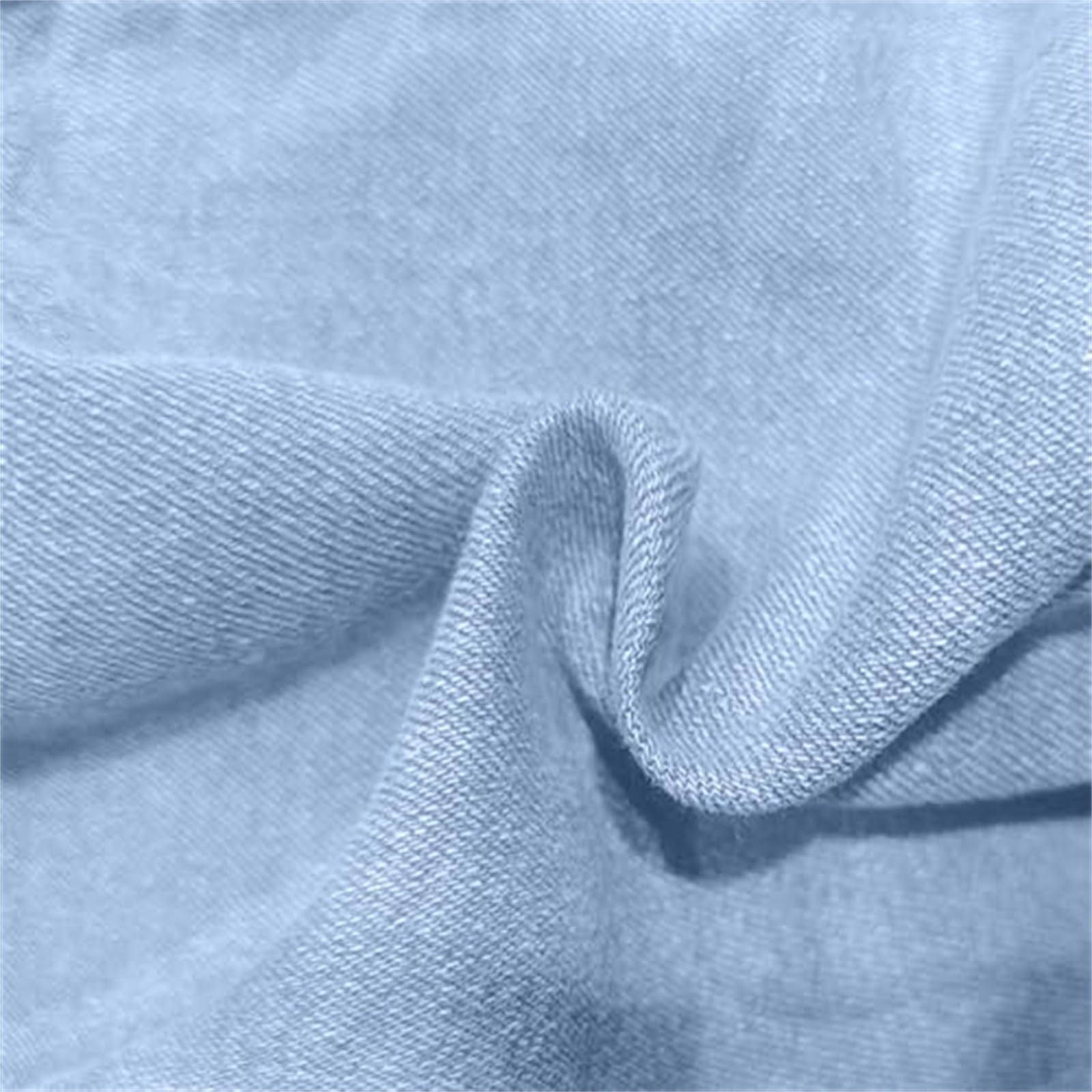 Pantacourt Baggy en denim pour femme - Coupe ample - Coupe ample - Coupe droite - Couleur unie - Coupe droite - Coupe droite - Courbé - Pantalon de loisirs - Avec poches