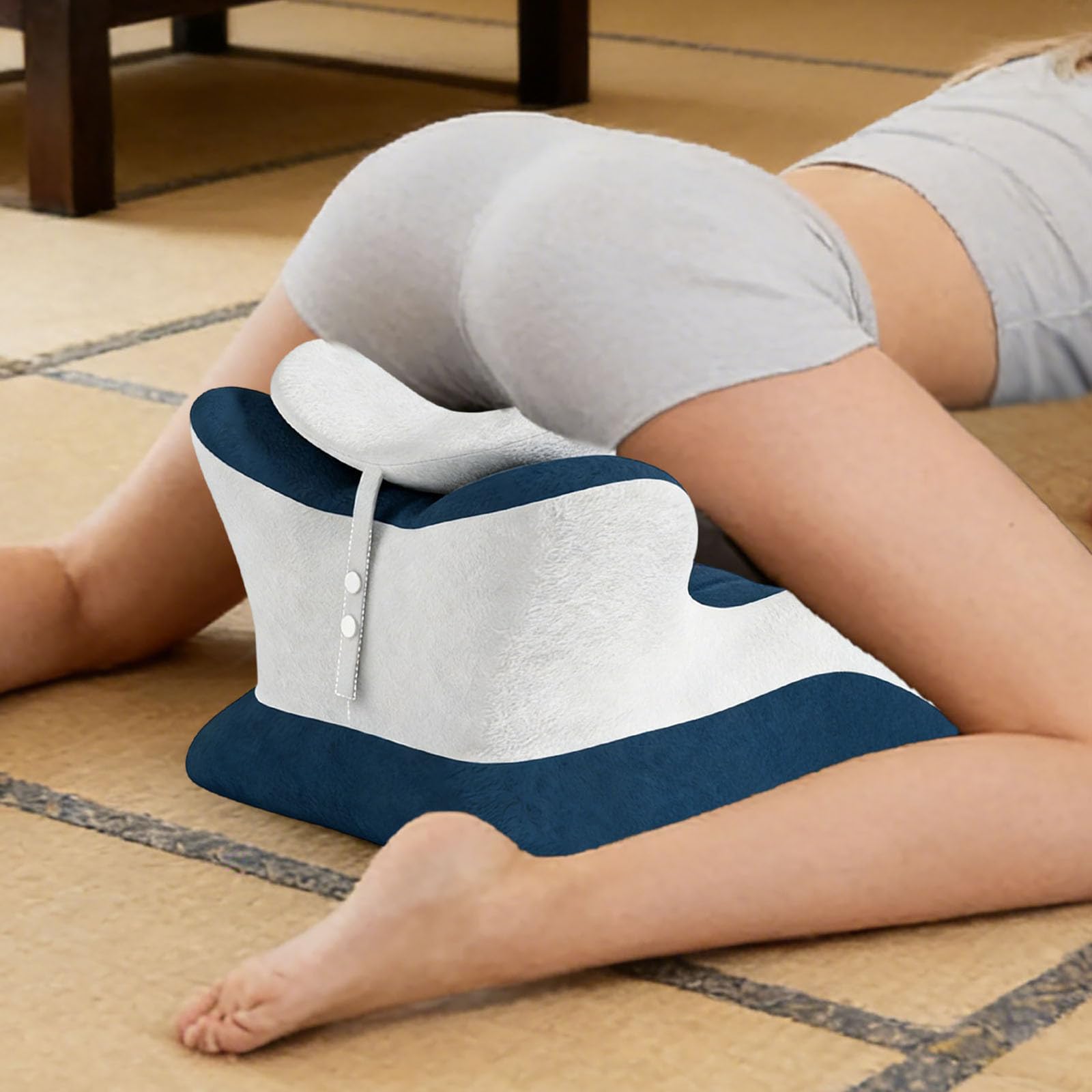 Coussin sexuel pour les couples avec mousse à mémoire de forme - Coussin biseauté souple avec fonction de soutien ergonomique pour différentes positions pour s'asseoir et s'allonger - Coussin lombaire