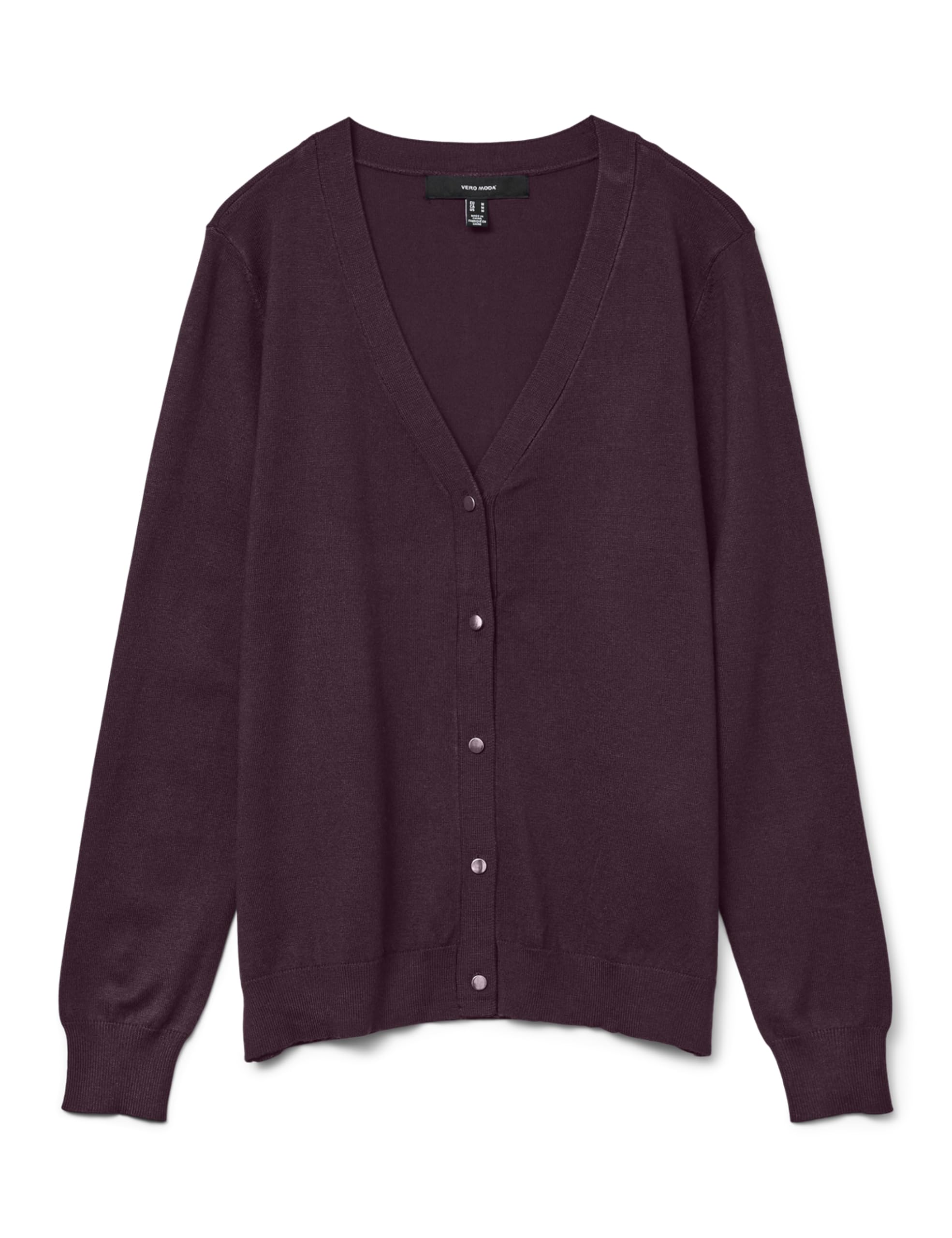 VERO MODA Female Cardigan VMSILJE Cardigan, Winetasting, XS