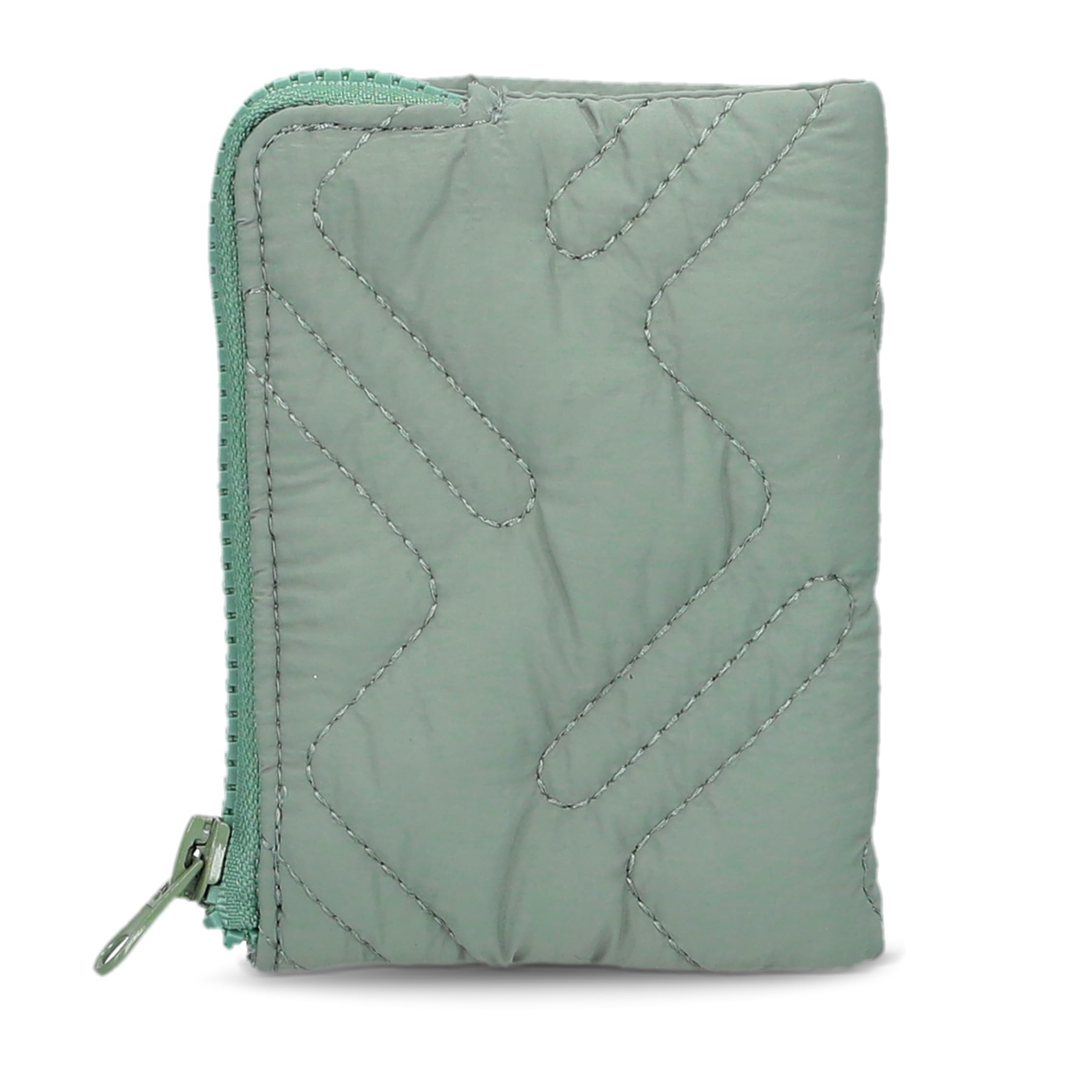 Zwei portafoglio Cleo Geldbeutel CLW5 Eucalyptus - New grigio-verde