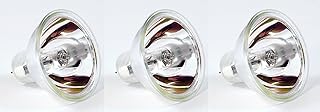 Eiko EKE Halogen Dichroic Reflector Bulb (Pack of 3), 21 Volts, 150 Watts, CC-6 Filament, 1.75