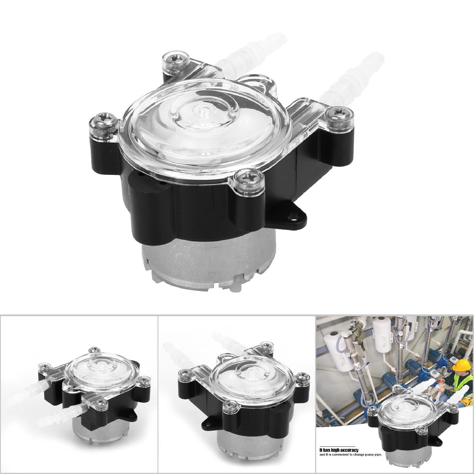 Pompe Péristaltique Micro DC 6V pour Aquarium et Laboratoire, 0-150 ml/min, 0,1-60 tr/min, Transfert Liquide Précis, 32x23mm