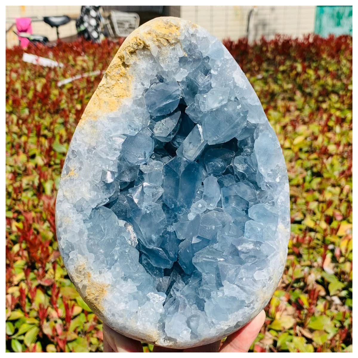 Cristal de meditación Natural Clúster de Cristal de Lapis ultramarina Natural, for la decoración del hogar Piedra de Cristal (Size : 300-350g)
