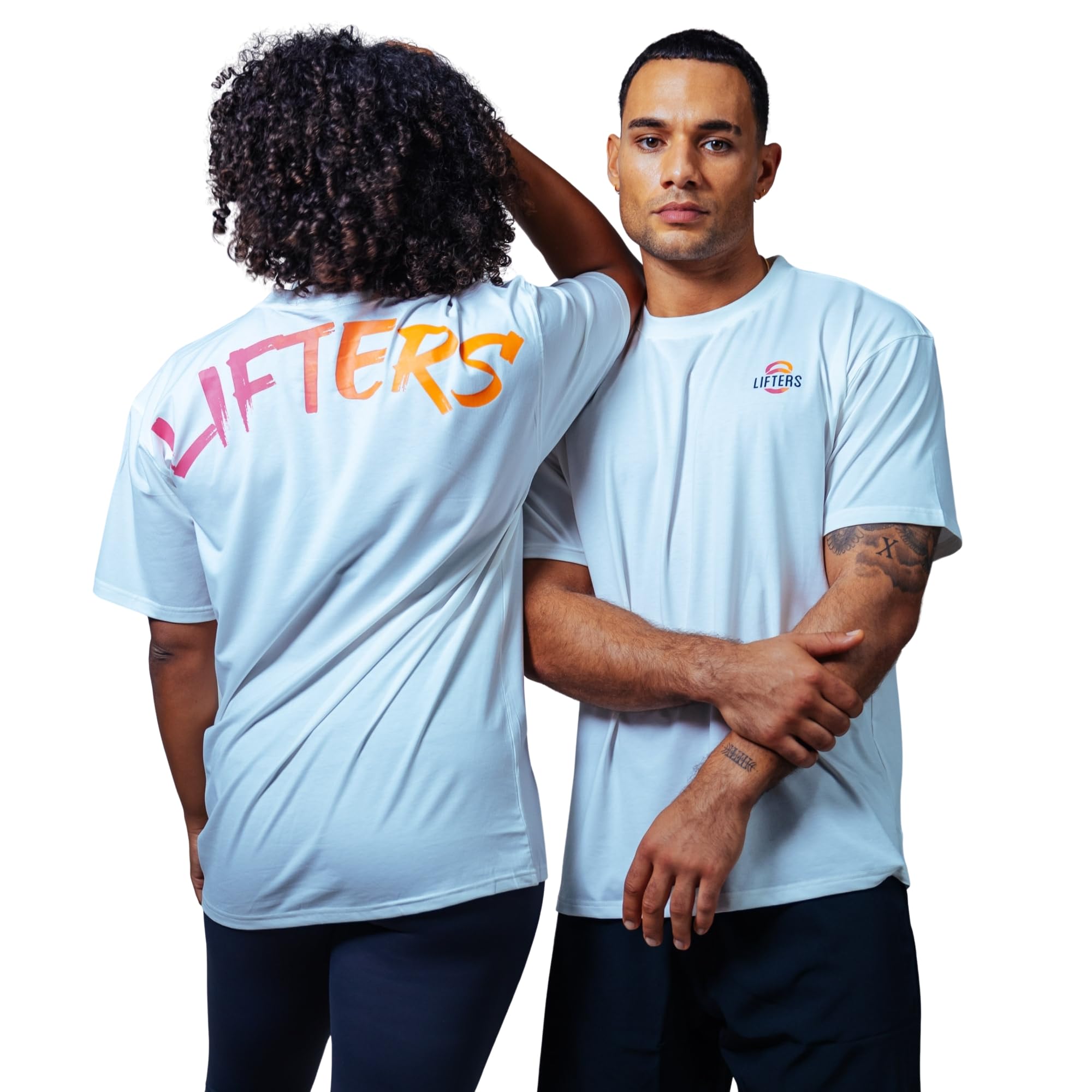 Lifters Street Oversize Maglietta unisex – Maglietta casual per fitness e tempo libero, comoda maglietta girocollo a maniche corte per palestra, sport e uso quotidiano