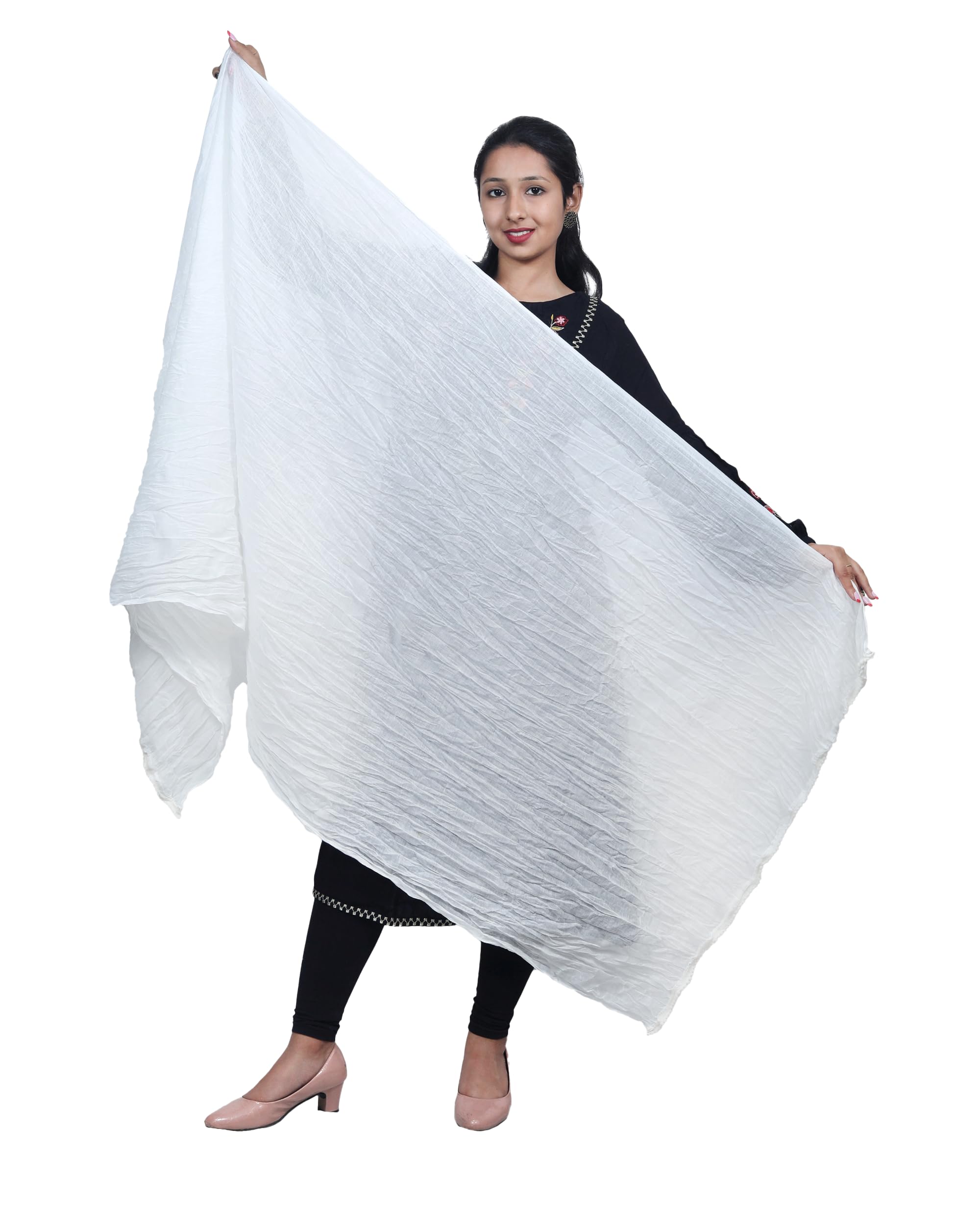 Women's Plain Cotton Dupatta Everyday Elegance Size 2.25 m-image-23