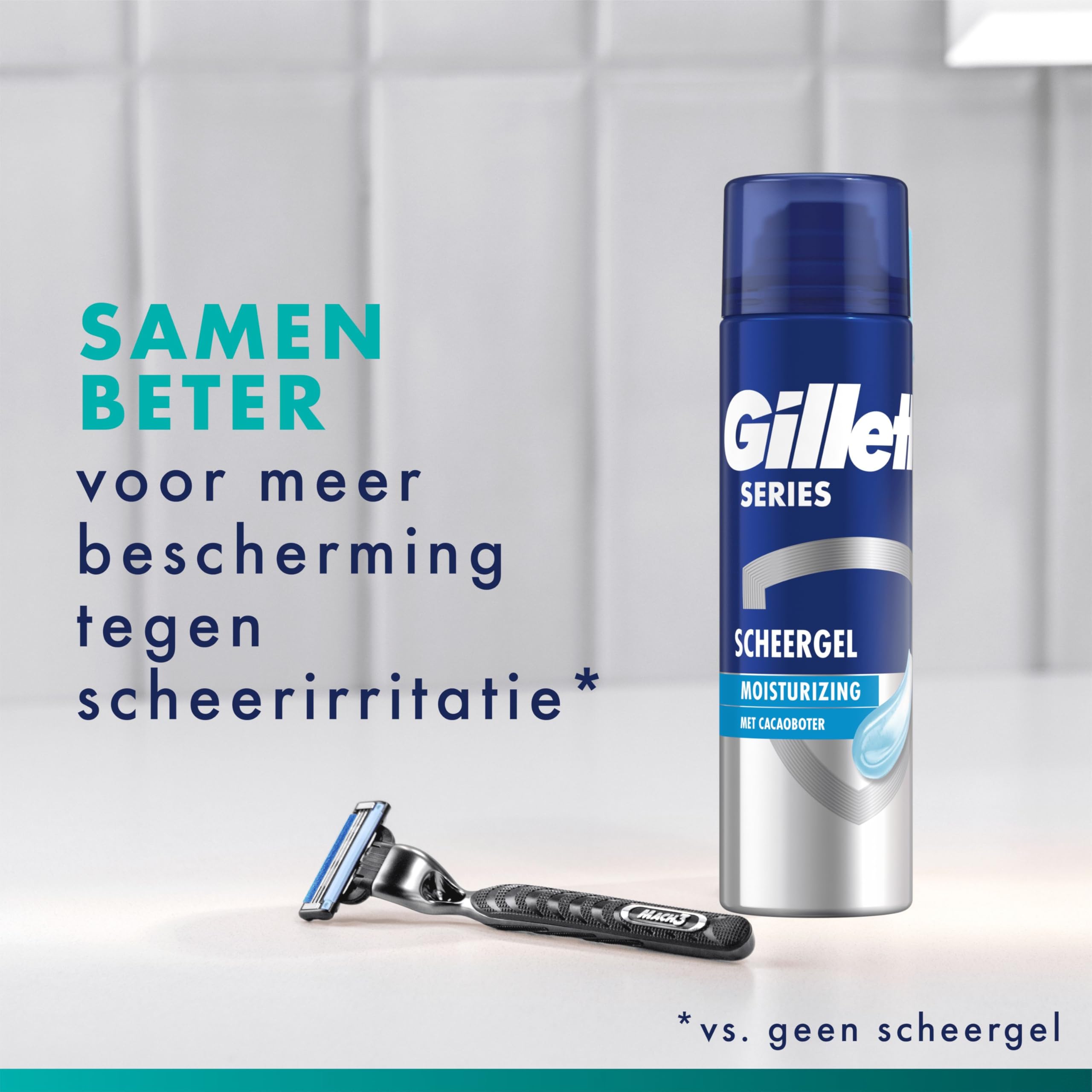 Gillette Mach3 Base 1 uchwyt + 3 ostrza uzupełniające dla mężczyzn
