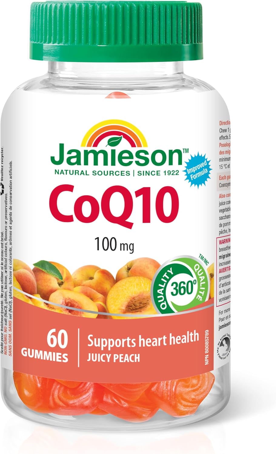Jamieson CoQ10 100 mg, 60 Gummies