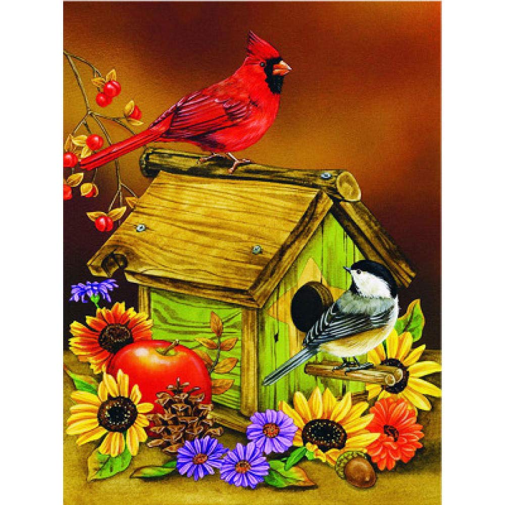 Peinture diamant 5D kit complet broderie chrysanthème mosaïque murale 40x50