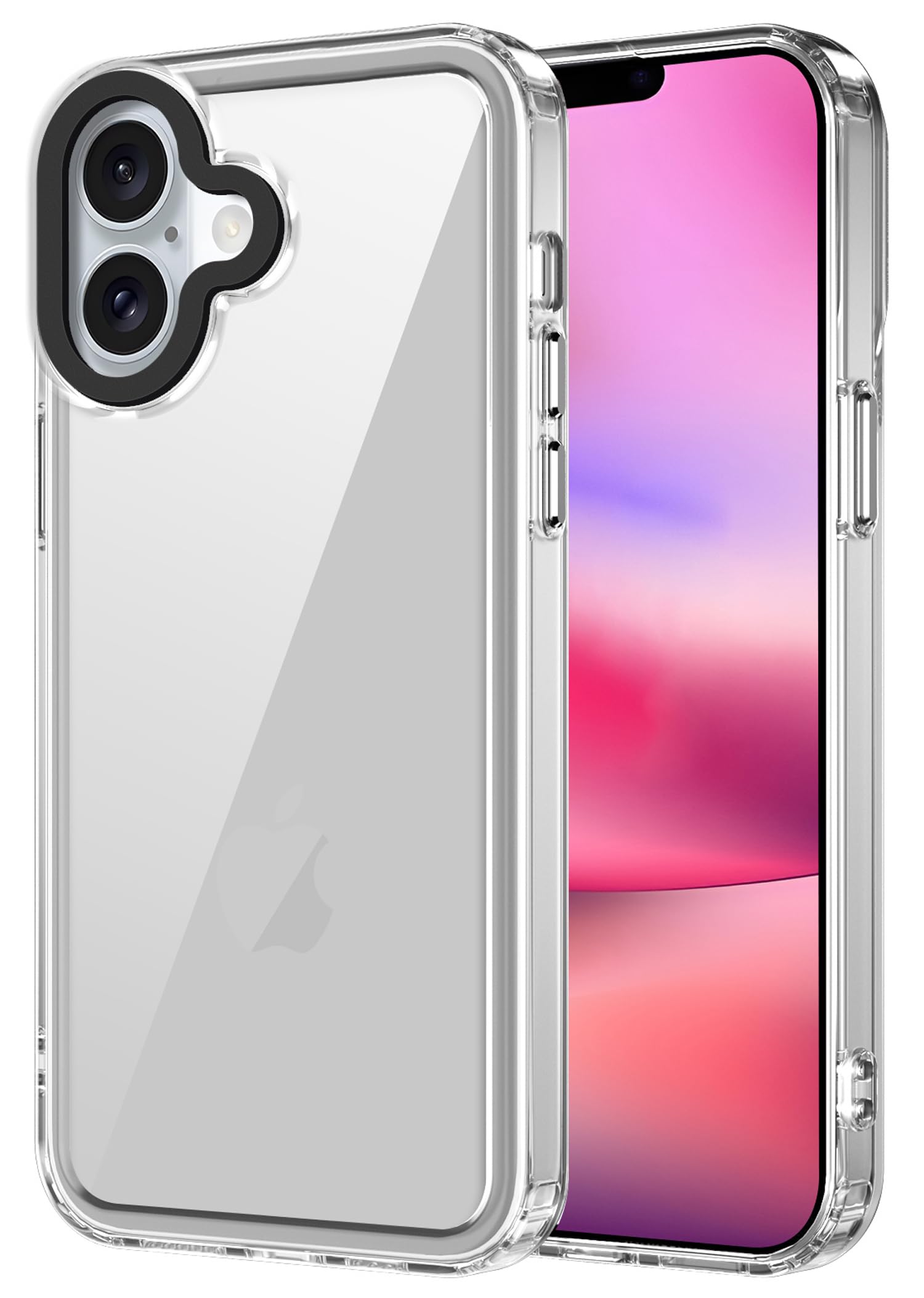 Kapa Warrior Acrylic Clear Back Cover for Apple iPhone 16 | Slim Shockproof [Military Grade Protection] Hybrid Bumper Case (Clear Sides) (B0D8JDPBVW) Amazon Price History, Amazon Price Tracker