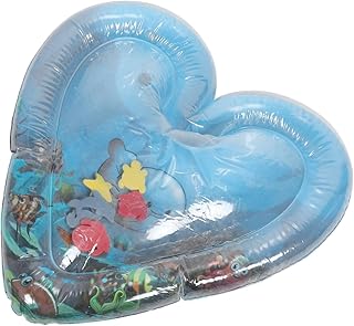 Hohopeti Almofada De Água Inflável Brinquedo Inflável Tapete De Brincar Para Crianças Tapete De Brincar Para Recém-Nascidos Tapete De Água Para Bebês Tapete De Brincar Cheio De Água Tapete