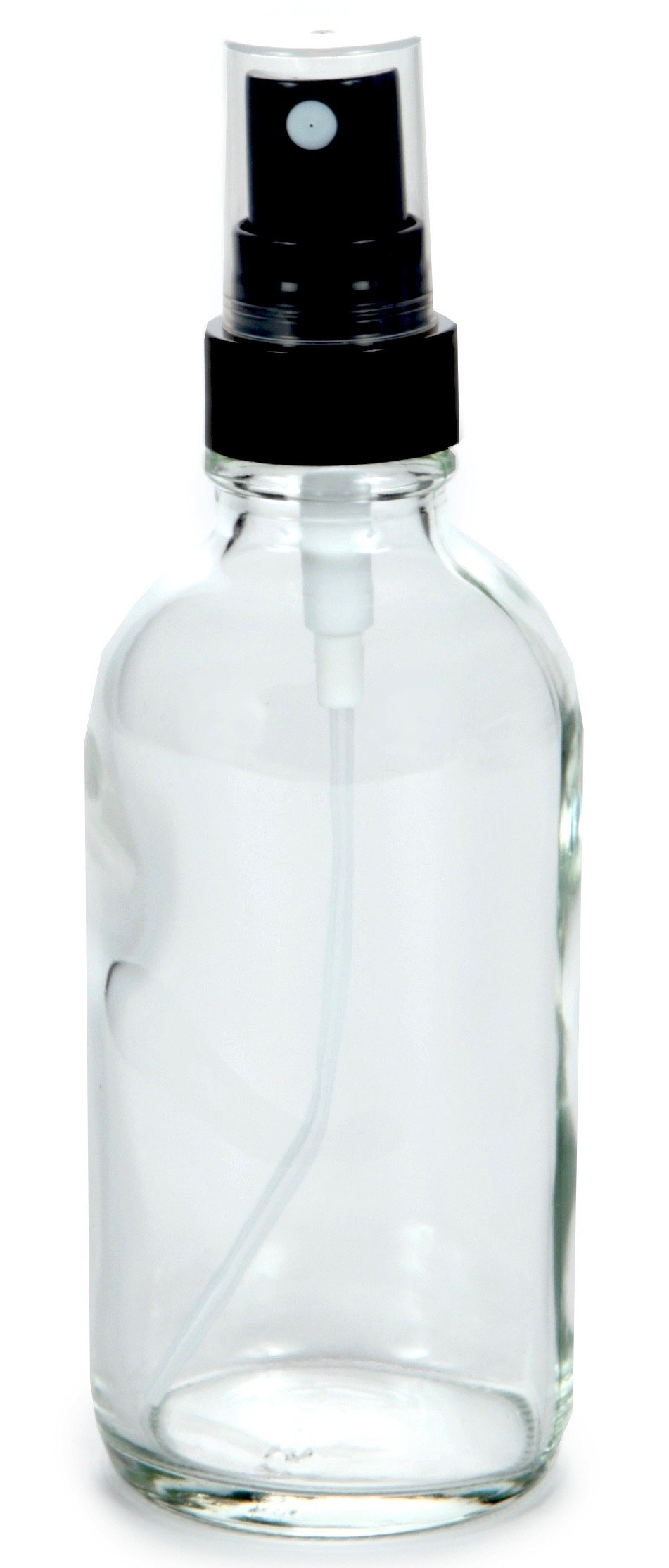 Vivaplex - VM4-6, 6, przezroczyste, 100 ml szklane butelki, z czarnym rozpylaczem drobnej mgły