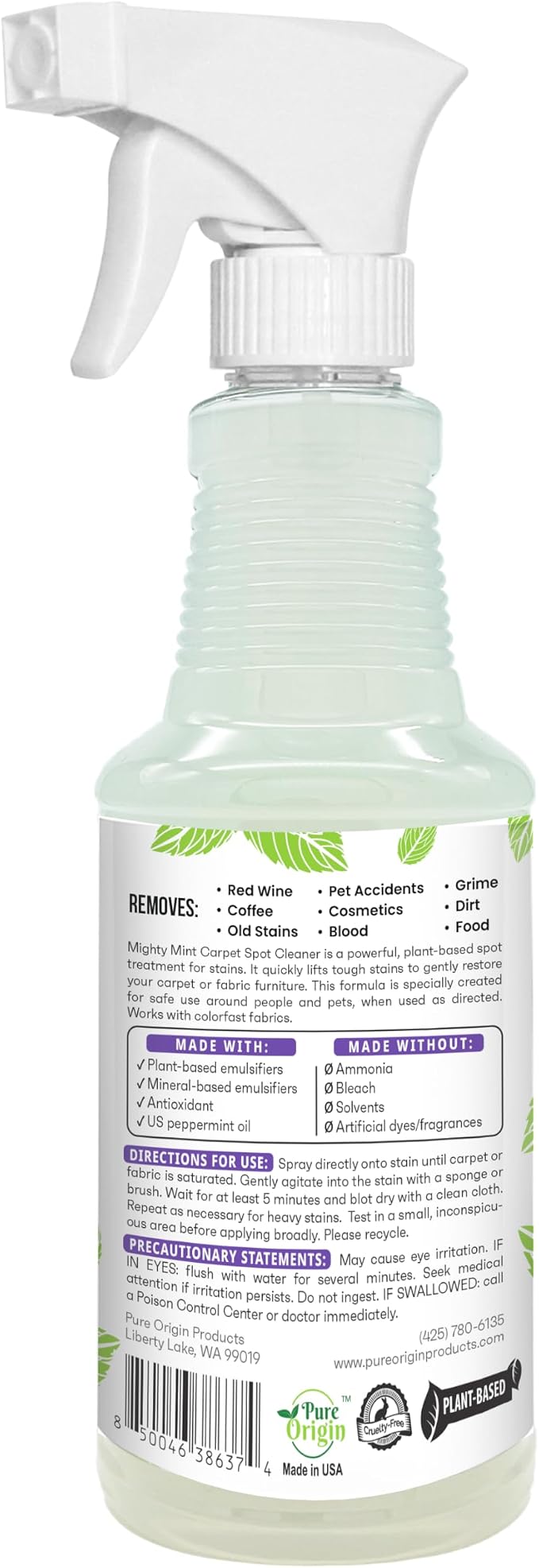 Mighty Mint Limpiador de Alfombras en Spray 16 oz miniatura 8