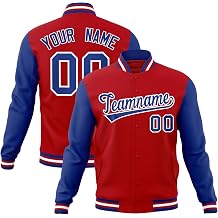 KXK Custom Men/Women/Youth Varsity Baseball Jacket Blend Letterman Jackets Stitched Personalized Name Number Logo Big Size