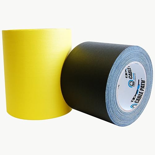 Miniatura 9 de ProTapes Cable Path - Cinta de goma curada con revestimiento de zona de resina 125 mil de grosor 30 yardas de longitud 4 pulgadas de ancho estampado