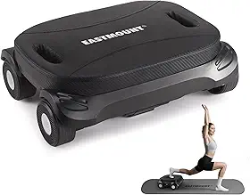 EAST MOUNT Pilates Reformer Board - Equipamento de Pilates Ab Roller Rebote Automático Roda Abdominal Equipamento de Treino Doméstico para Mulheres Core Workout