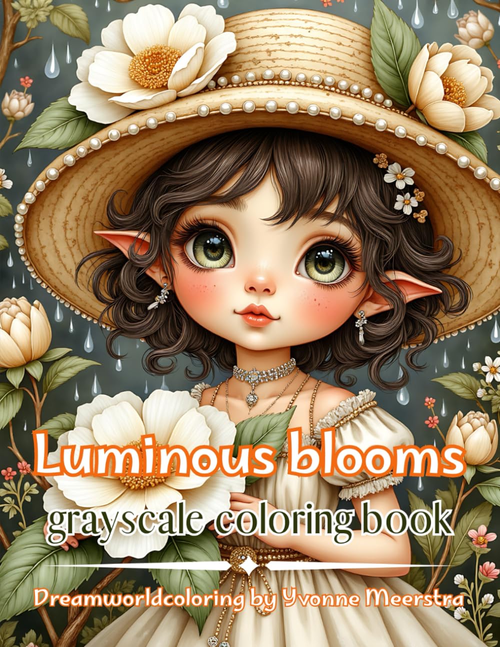 luminous blooms: A Dreamy Floral Fantasy Coloring Book for Adults