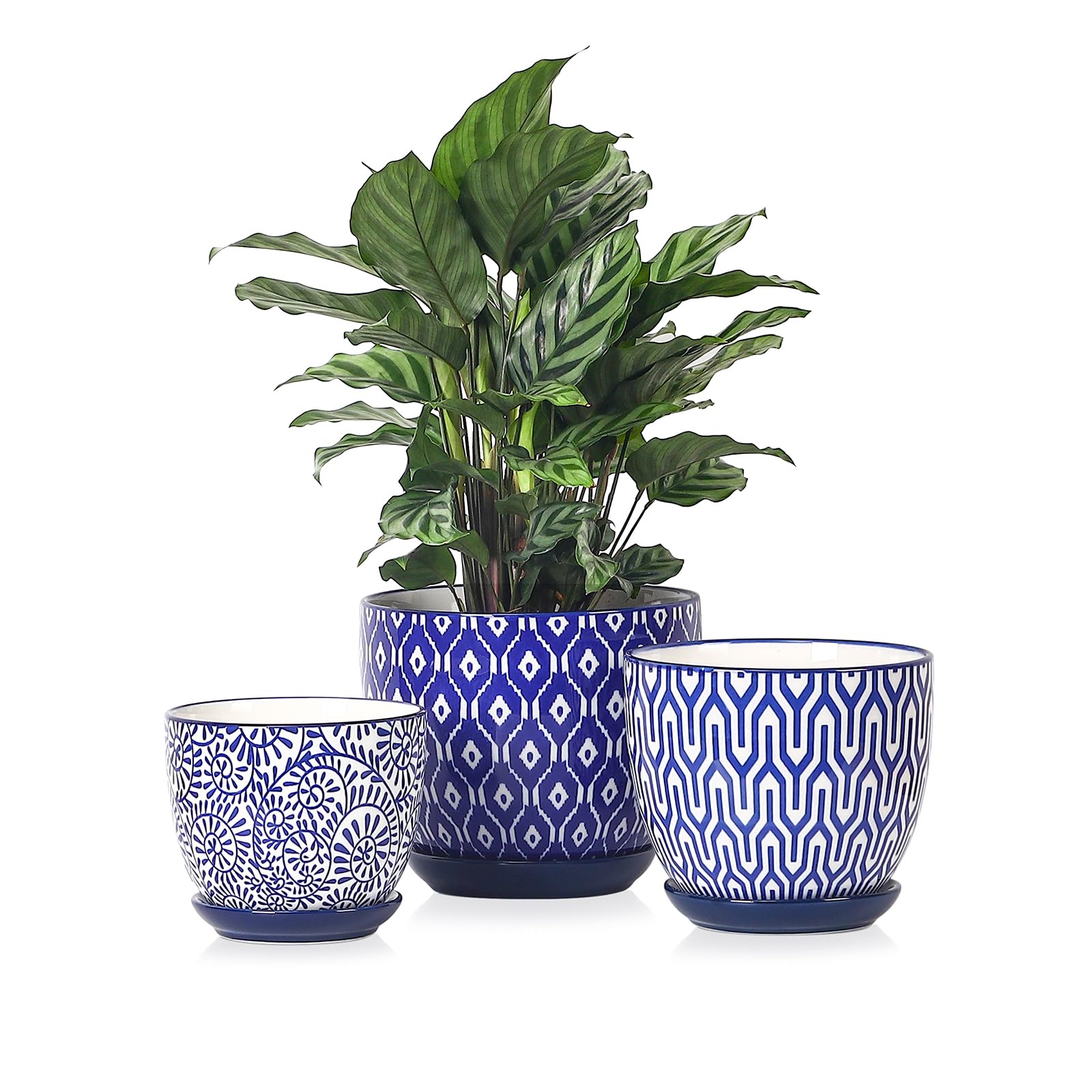 Selamica Vintage Blue Pots