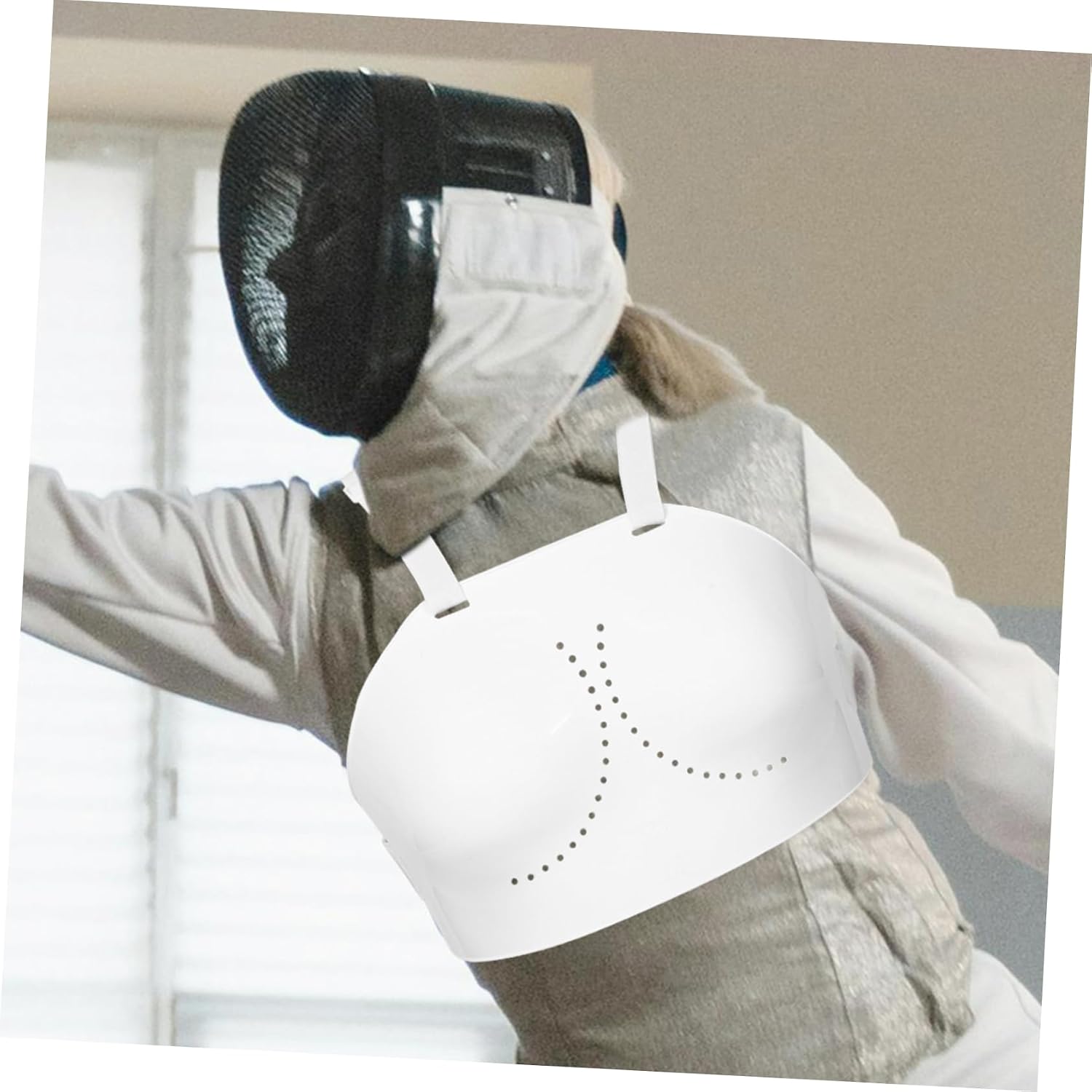 GANAZONO Professional Fencing Chest Guard Protector for Women and Youth Versatile Fencing Equipment for Practice and Competition and Safety