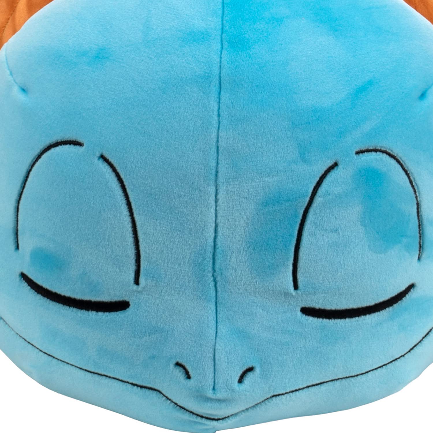 Bandai - Pokémon - Peluche Carapuce (Squirtle) 40cm - Peluche Pokémon Toute Douce Qui dort - JW0220
