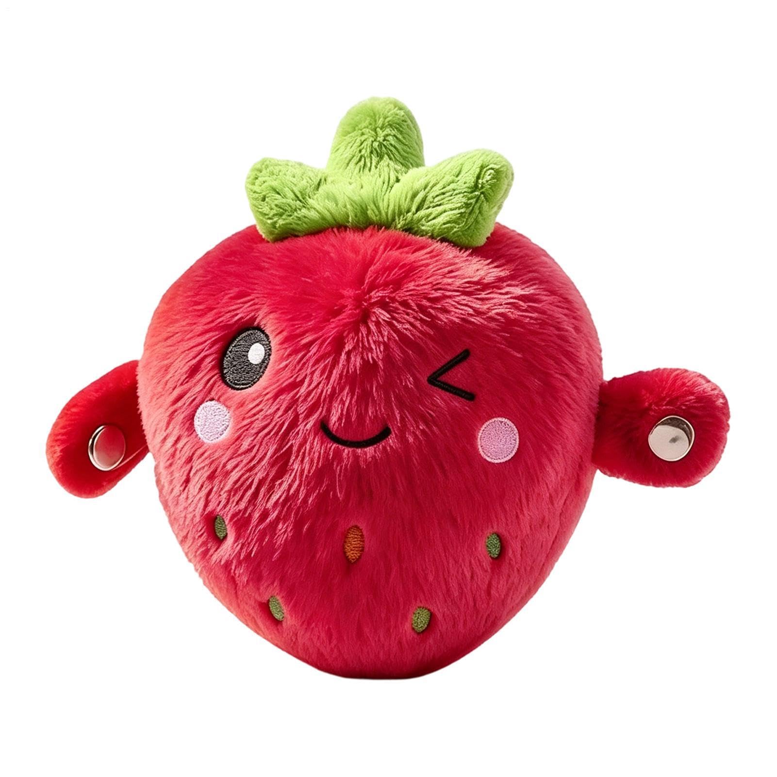 Interactive Music Plush Toy | Strawberry/Banana/Carrot Interactive Sensor Music Doll | Touch-Sensitive Fruit & Piano Plush with Sound, for Girls Boys Early Learning, Parent-Child Play