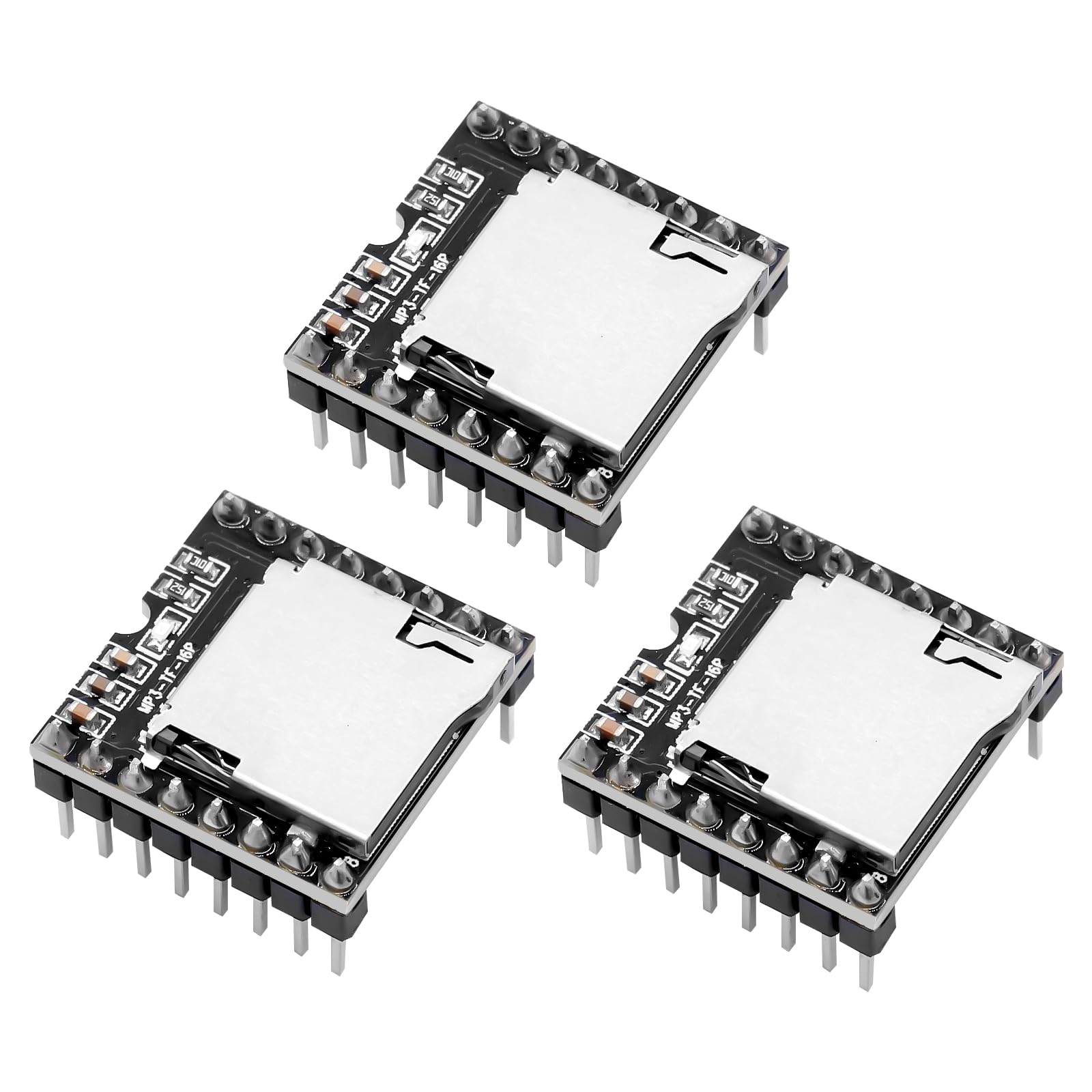 Dfplayer MP3 Mini Lettore Modulo AYWHP 3 PCS TF U Disk Scheda DFPlayer Audio Voce Musica Modulo compatibile con Arduino