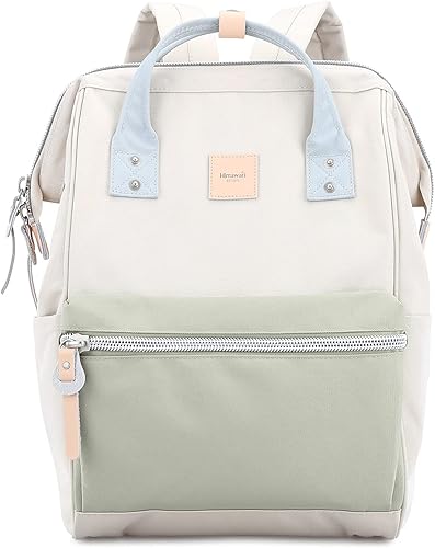 Himawari Mochila de viaje para laptop con puerto de carga USB, bolsa de pañales grande, bolsa de médico, mochila escolar para mujeres y hombres,