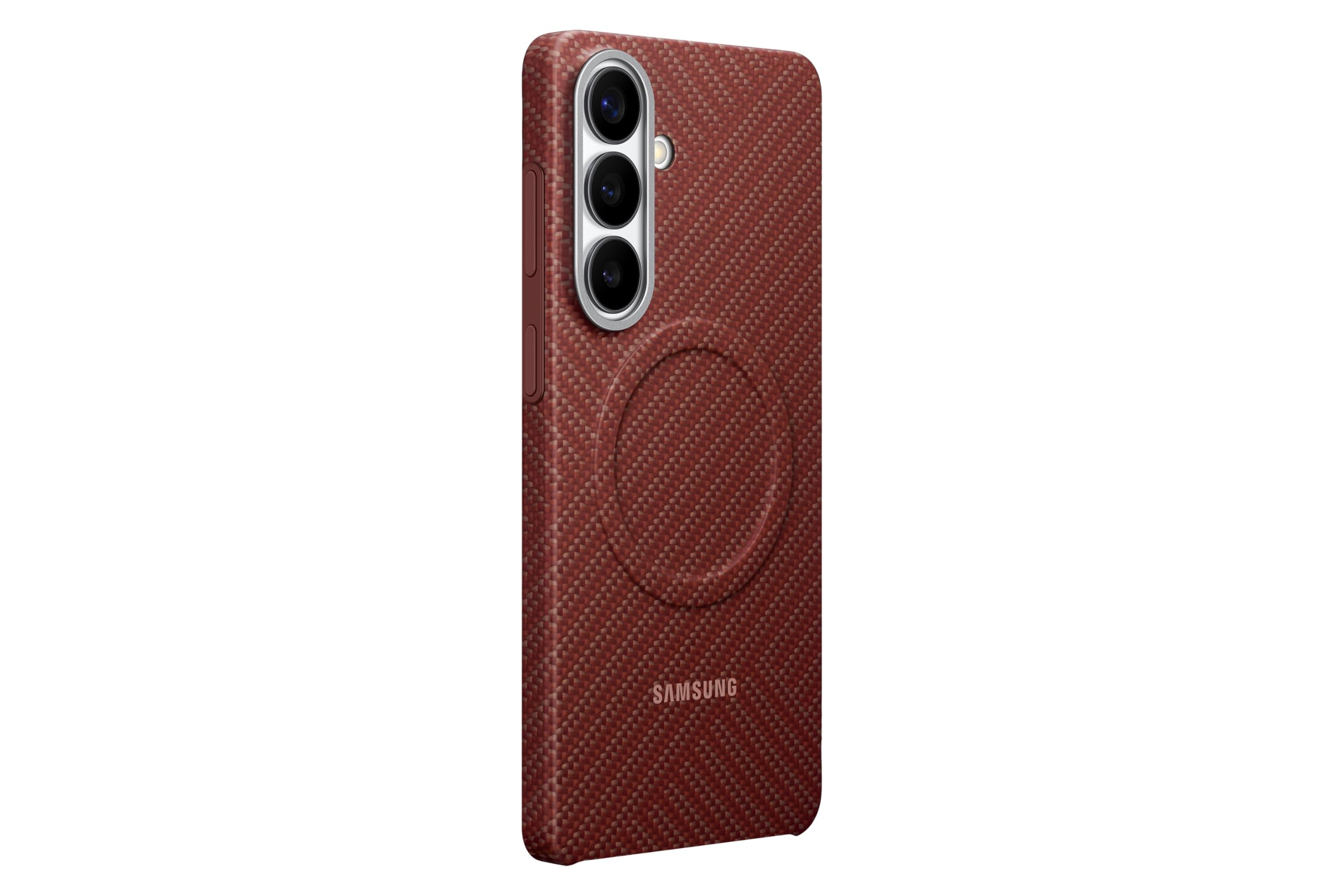 Samsung EF-KS947 etui na smartfon z włókna węglowego, etui na telefon komórkowy z pierścieniem magnetycznym do mocowania akcesoriów, etui ochronne, odporne na uderzenia, cienkie i poręczne, koralowa