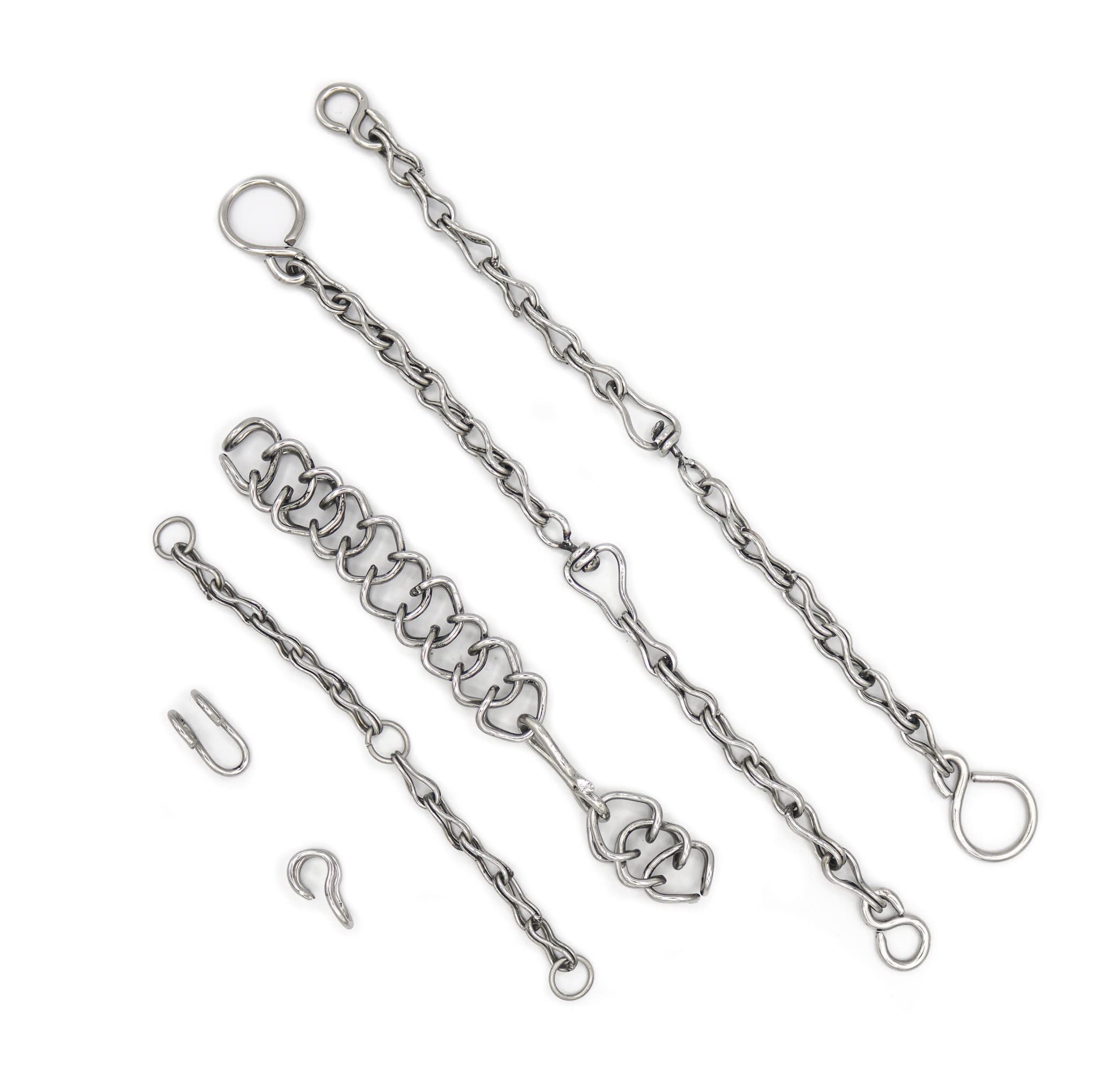 M-Royal Saddles Charro Bit Chains Juego De Cadenillas Completo para Freno Charro