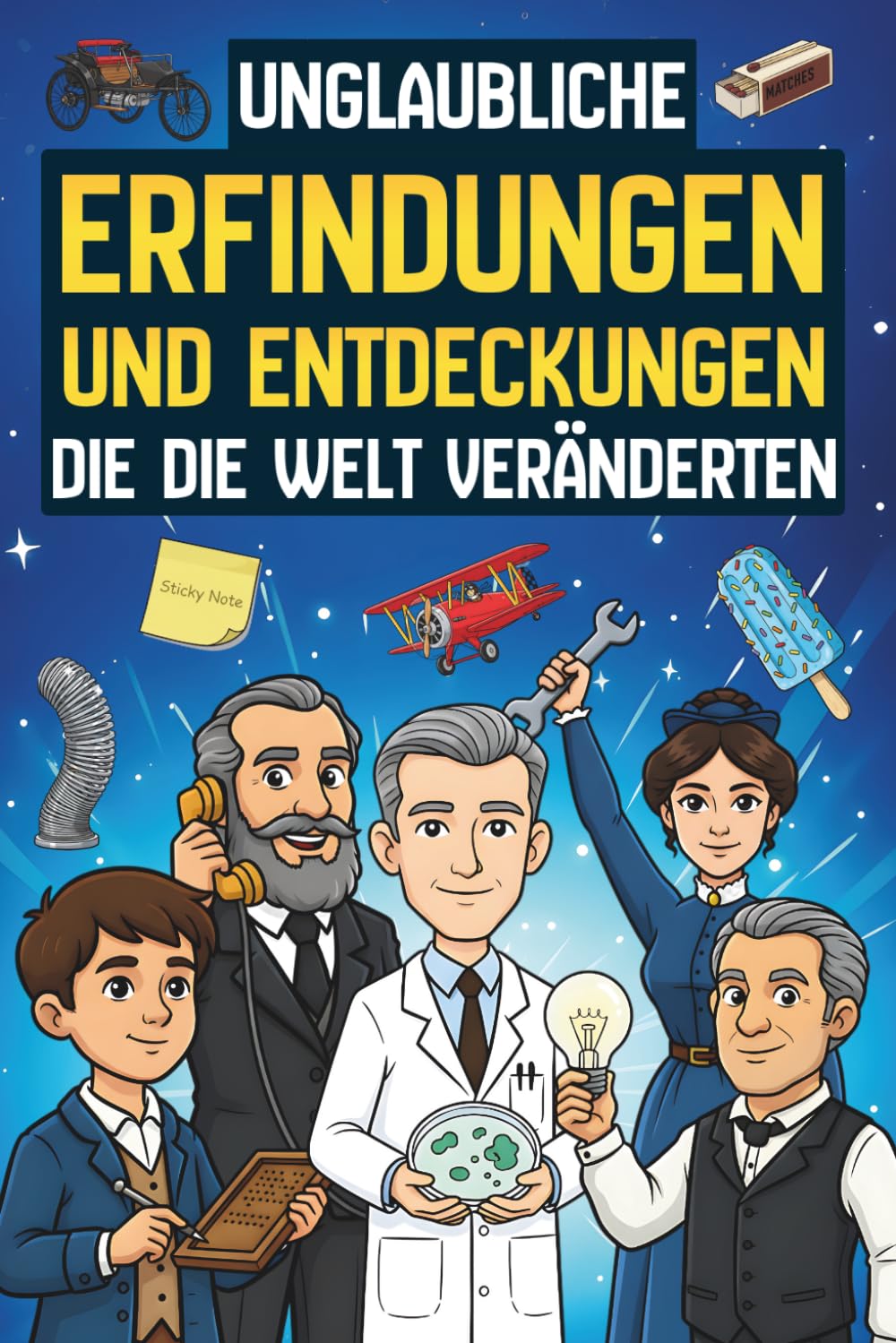 Unglaubliche Erfindungen und Entdeckungen, die die Welt veränderten: 25 verrückte (und oft zufällige) Geschichten hinter einigen der größten Erfindungen aller Zeiten | Für junge Leser