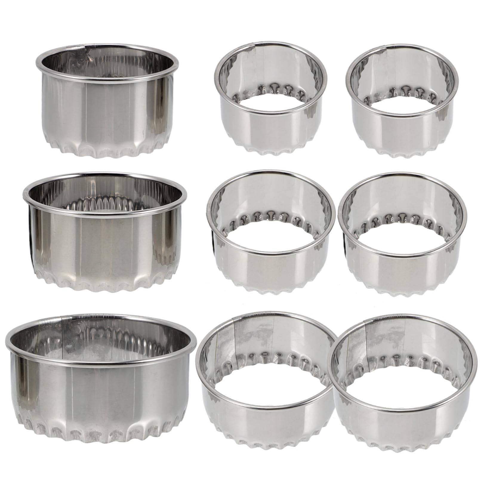 GREENADSCAPE 9pcs Dumpling Skin Makers Dumpling Wrapper Mold Versatile Kitchen Accessory and Biscuits