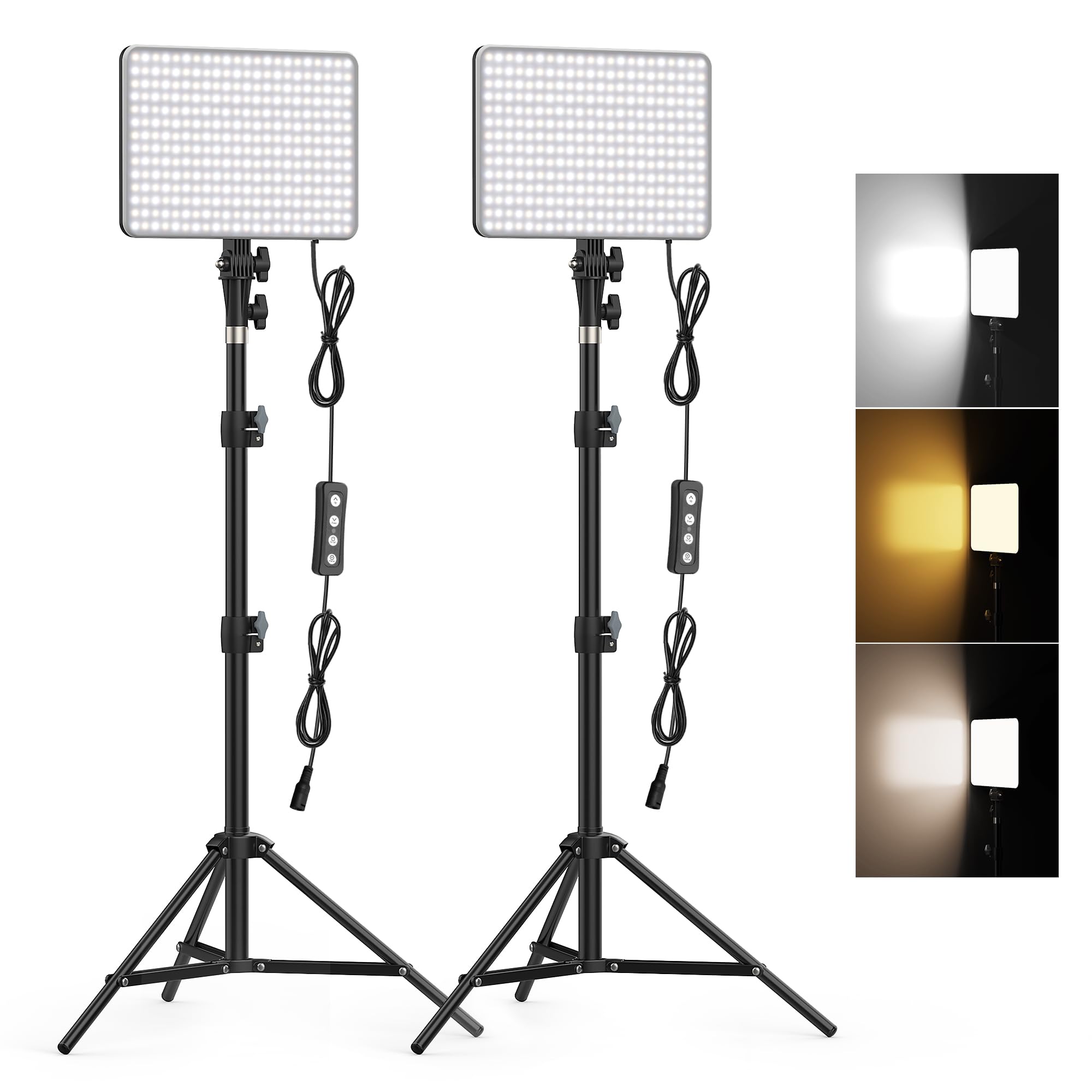 Amazon.com : 30W Upgraded Photography Lighting Kit, Anautin 2-Pack