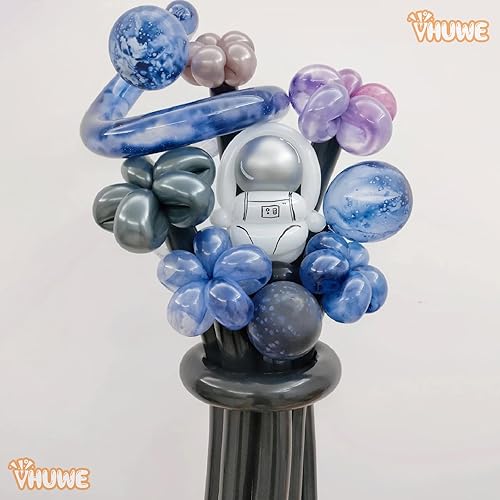 Miniatura 141 de 260 globos de color amarillo limón, paquete de 100 globos largos gruesos para arco, animales, payasos, niños, cumpleaños, fiestas, baby showers