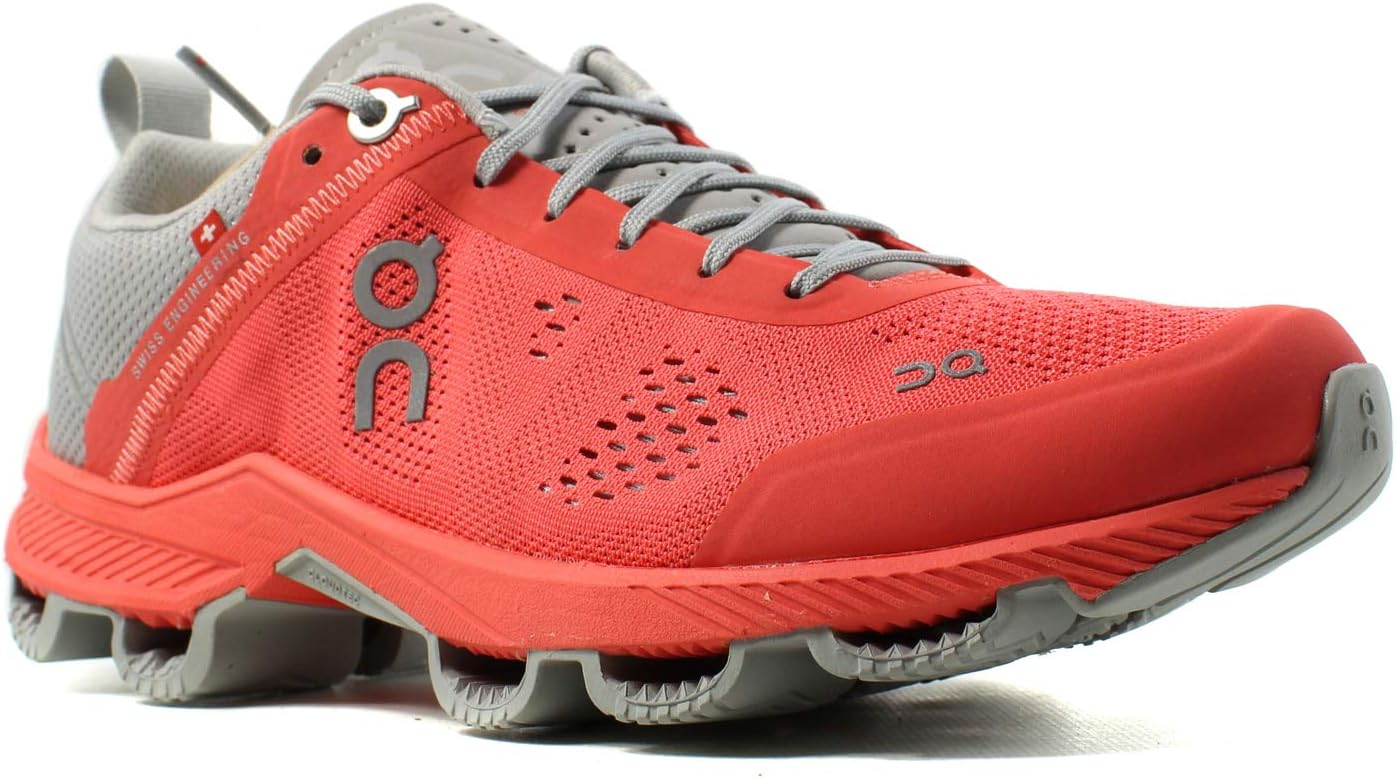 On Inc Womens Cloudsurfer, Lava/Glacier, 5