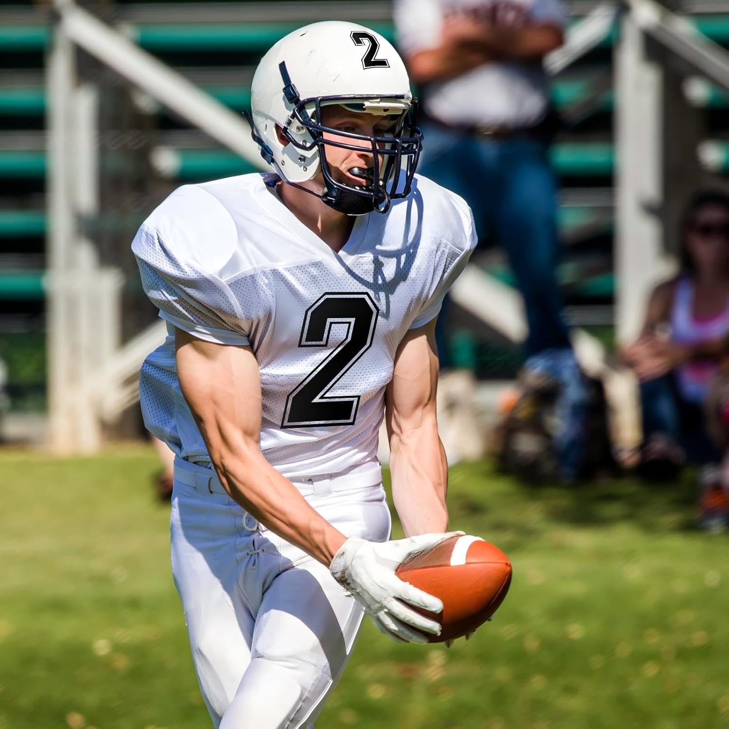 Glenmal 176 Sheets 1936 Pcs Iron on Numbers for Jersey T-Shirt Heat Transfer Numbers 0-9 for Fabric Clothing Sports Jersey Helmet Football Basketball Baseball DIY Team Uniform(Black)