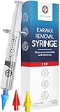 Medi Grade Ear Syringe Ear Wax Removal with 3 Quad-stream Tips - Water Irrigation Ear Cleaner Ear Wax Remover for Improved Hearing Clarity and Aural Hygiene - Ear Syringe Kit Earwax Remover Tool